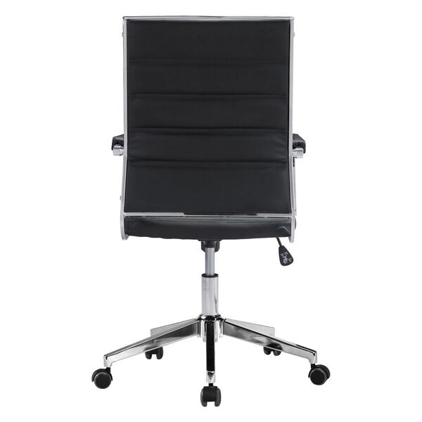 Liderato Black and Silver Office Chair, image 5