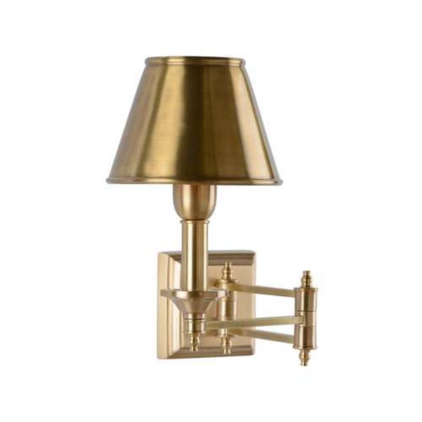 Antique Brass One-Light Wall Sconce, image 1
