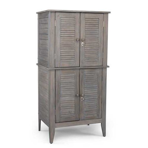Maho Gray 32-Inch Outdoor Storage Cabinet, image 1