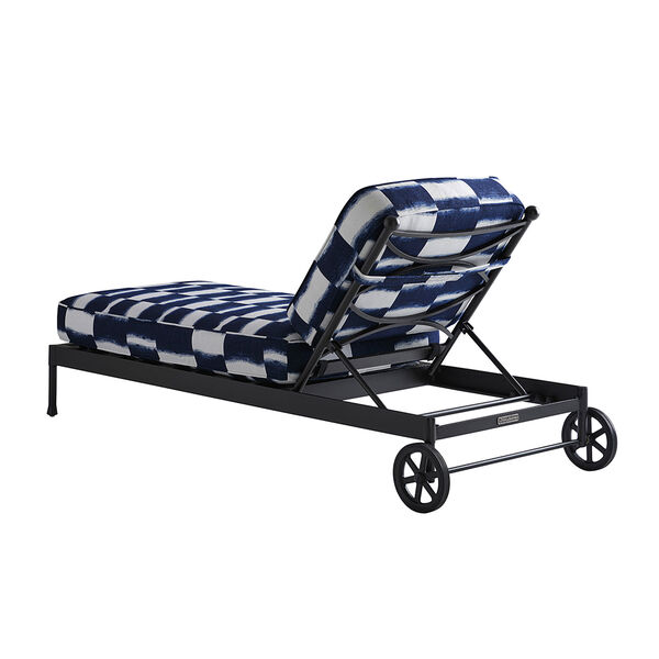 Pavlova Graphite and Blue Chaise Lounge, image 2