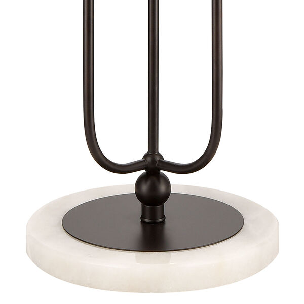 Hadrian Matte Black Two-Light Floor Lamp, image 5