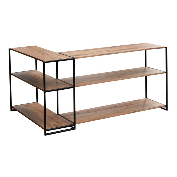 Vacation Natural and Black Console Table, image 6