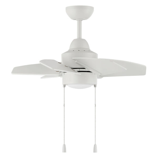 Propel Ii White 24-Inch LED Ceiling Fan, image 1