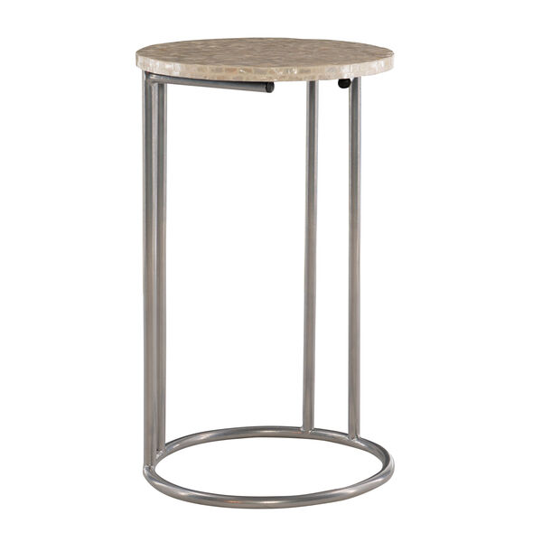 Tristan Silver Round C Table, image 5