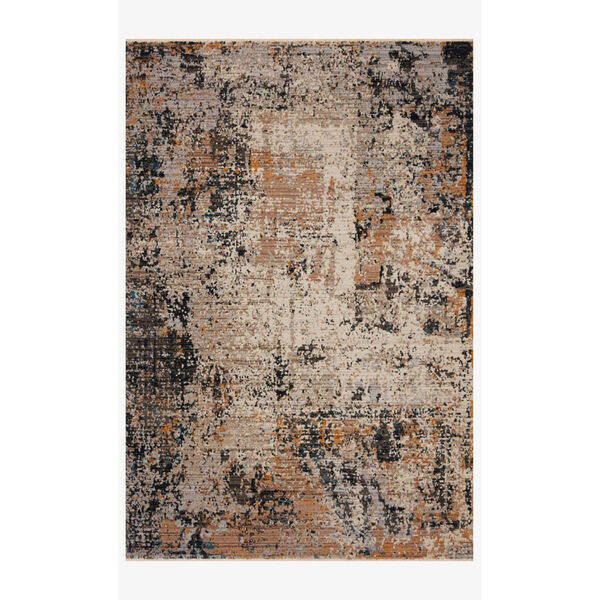Leigh Silver and Multicolor Rectangle: 4 Ft. x 5 Ft. 5 In. Rug, image 1