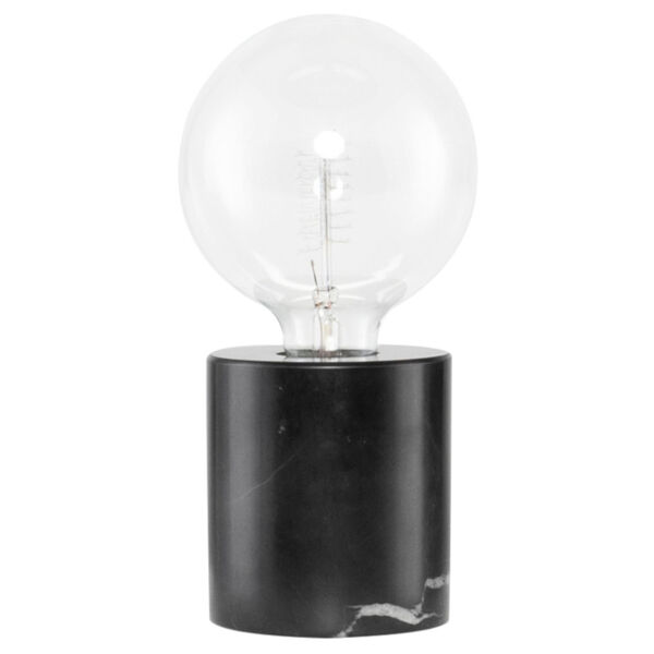 Pia Black Marble One-Light Table Lamp, image 1