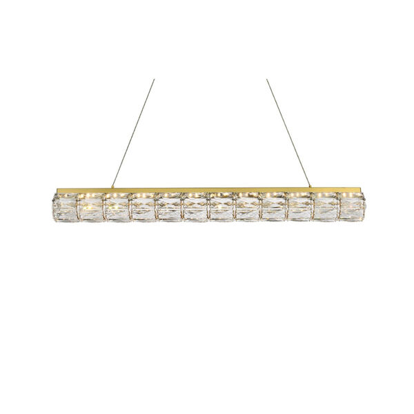 Valetta Gold Integrated LED Linear Mini Pendant, image 3