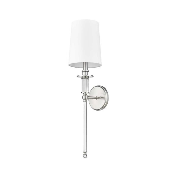 Brushed Nickel One-Light Wall Sconce, image 3