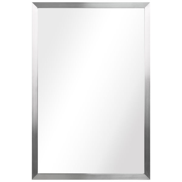 Contempo Silver 20 x 30-Inch Stainless Steel Rectangle Wall Mirror, image 3