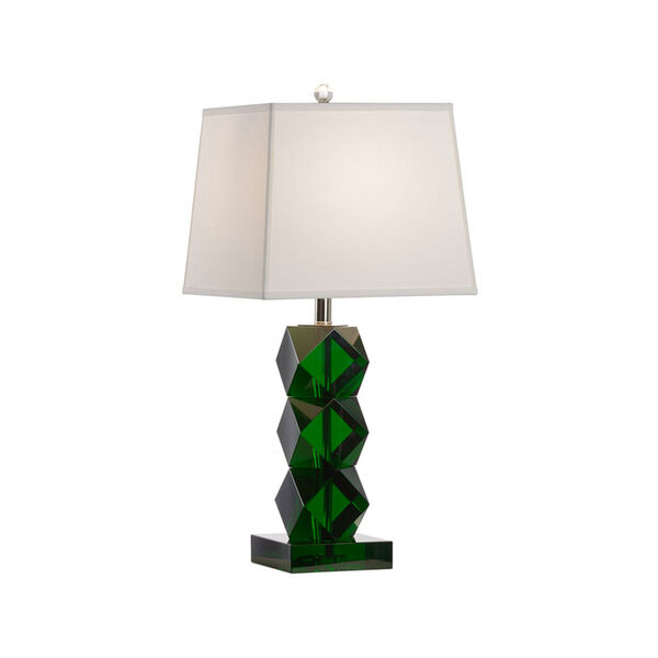 Emerald Green Crystal Lamp, image 1