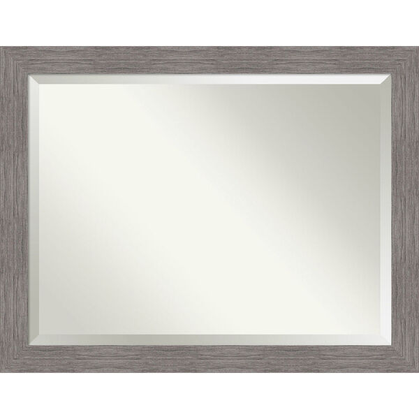 Pinstripe Gray 46W X 36H-Inch Bathroom Vanity Wall Mirror, image 1