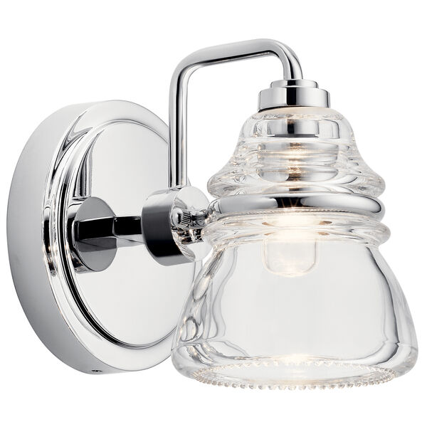 Talland Chrome One-Light Wall Sconce, image 1