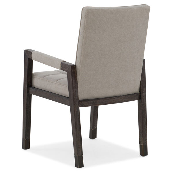 Miramar Aventura Dark Wood Cupertino Upholstered Arm Chair, image 3