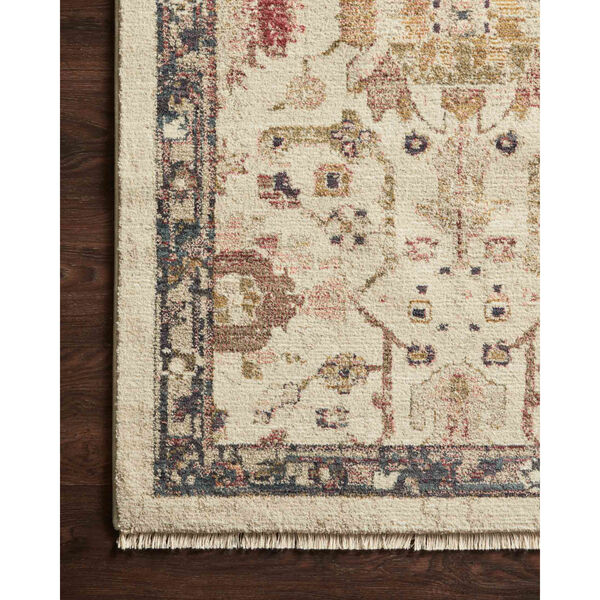 Giada Ivory and Multicolor Rectangle: 5 Ft. x 7 Ft. 10 In. Rug, image 3