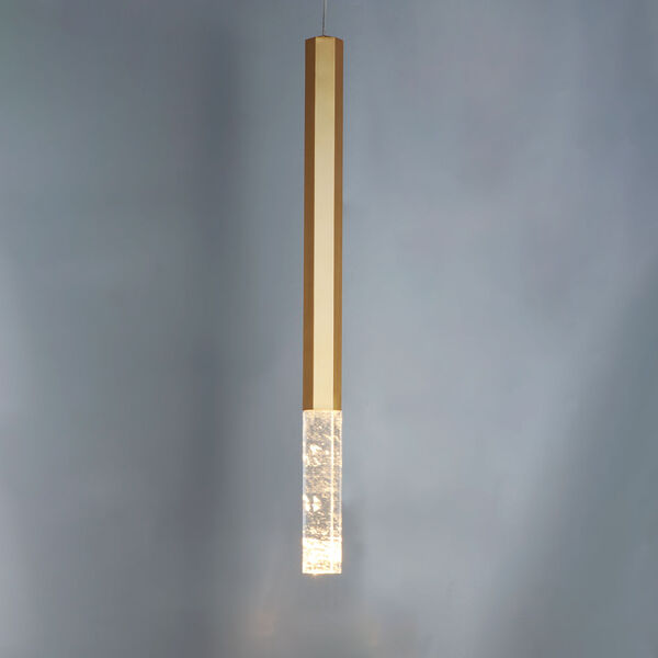 Diaphane Gold 20-Inch LED Mini Pendant, image 2