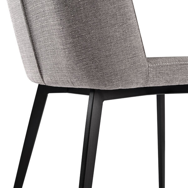 Maine Gray with Matte Black Dining Chair, Set of Two, image 6