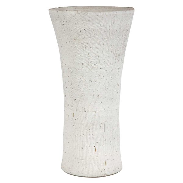 Floreana White Vase, image 4