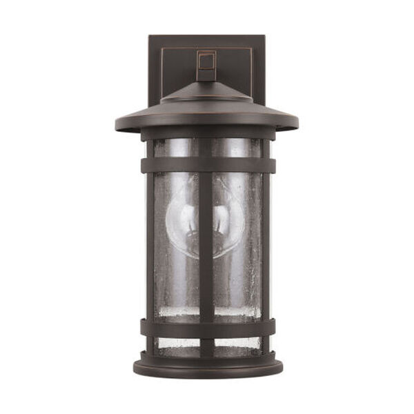 Mission Hills Oiled Bronze One-Light Outdoor Wall Lantern, image 1