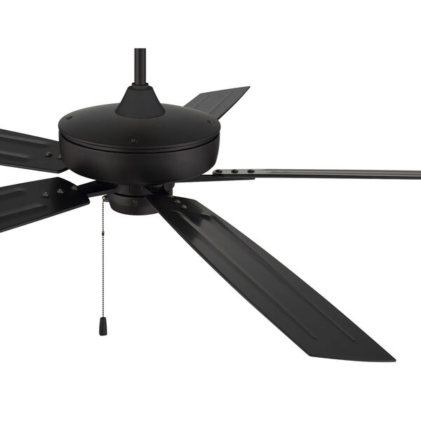 Super Pro Flat Black 60-Inch Ceiling Fan, image 4