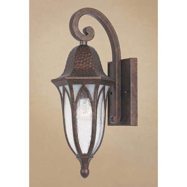 Berkshire Burnished Antique Copper One-Light Outdoor Wall Mounted Light, image 1