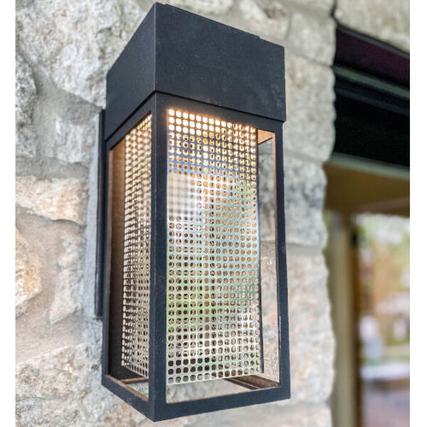 Townhouse Galaxy Black LED One-Light Five-Inch Outdoor Wall Mount, image 3