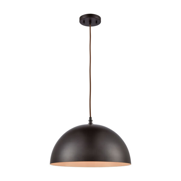 Chelsea Brown Oil Rubbed Bronze 16-Inch One-Light Pendant, image 1