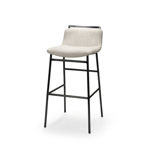 Kavalan Cream Upholstered Seat Counter Height Stool, image 1