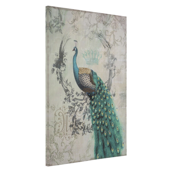 Peacock Poise II: 24 x 35 Prints on Canvas, image 2