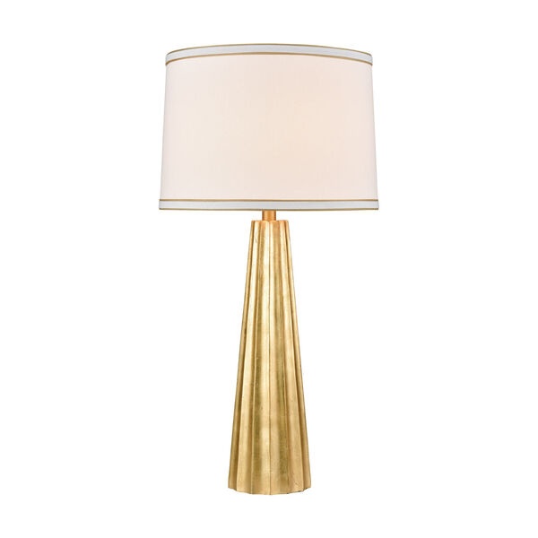 Hightower Gold  Leaf One-Light Table Lamp, image 1