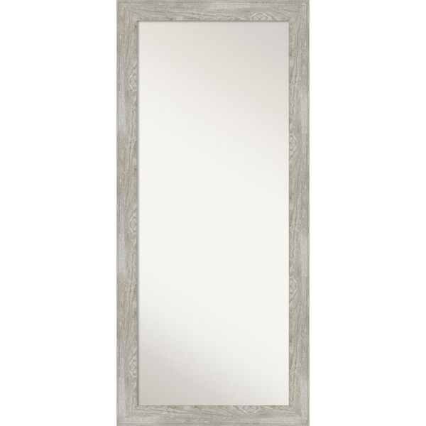 Dove Gray 30W X 66H-Inch Full Length Floor Leaner Mirror, image 1