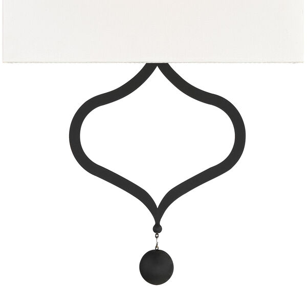 Derby Black Forged Two-Light Wall Sconce, image 5