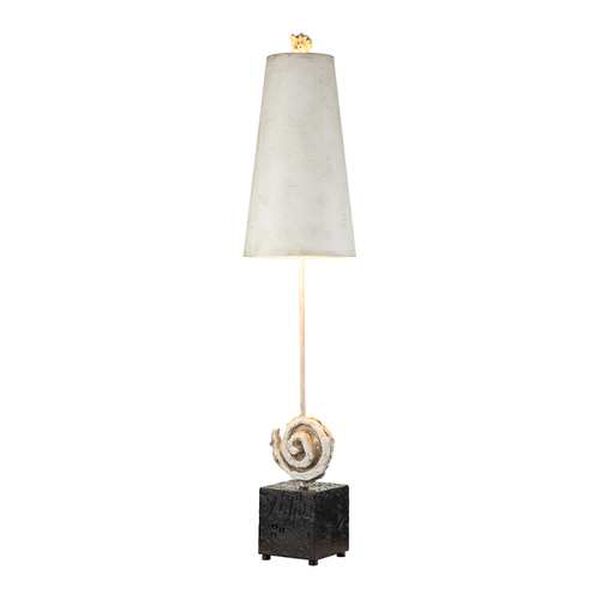 Swirl Bone White One-Light Table Lamp, image 1