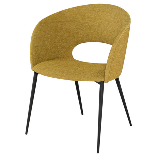 Alotti Yellow and Black Dining Chair, image 1
