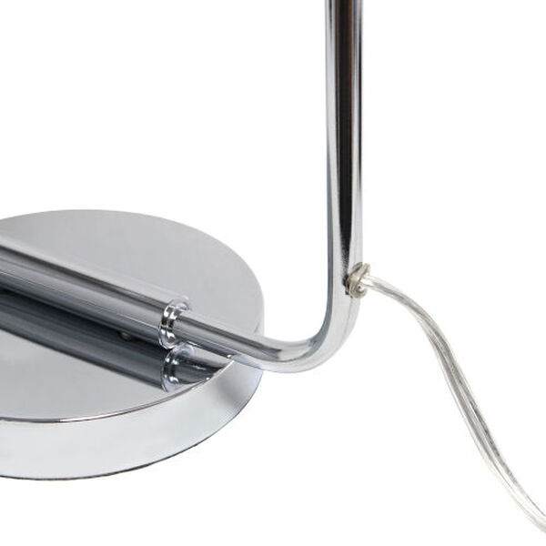 Wired Chrome One-Light Desk Lamp, image 6
