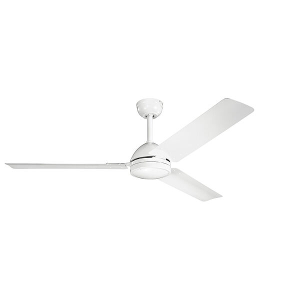 Todo White 56-Inch Ceiling Fan, image 1