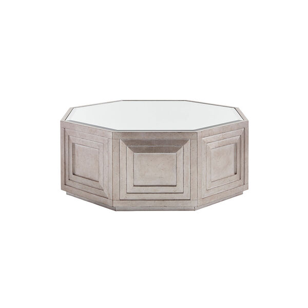 Ariana Silver Rochelle Octagonal Cocktail Table, image 1