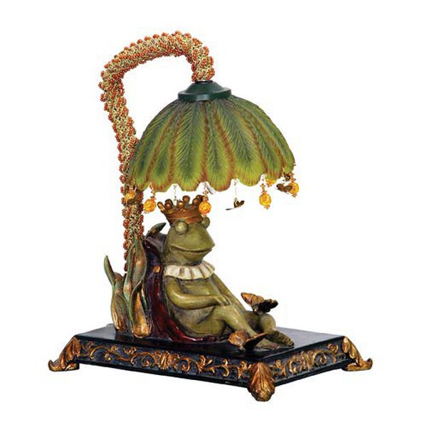 Sleeping King Frog Desk Lamp, image 1