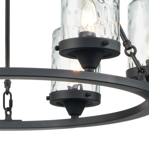 Torch Charcoal Six-Light Outdoor Pendant, image 5