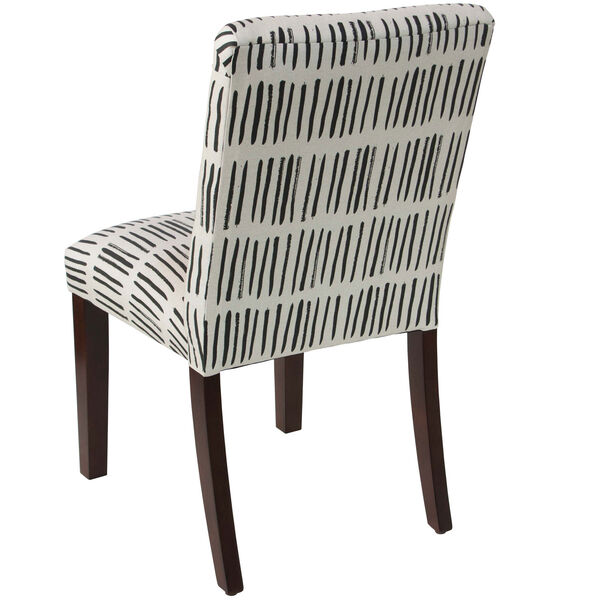 Dash Black White 37-Inch Dining Chair, image 4