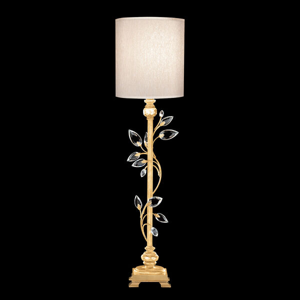 Crystal Laurel Gold and Champagne One-Light Console Lamp, image 1