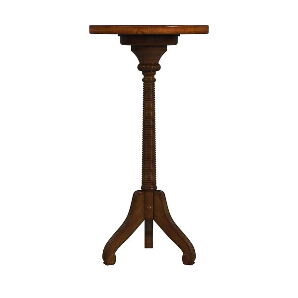 Florence Dark Brown Pedestal Table, image 4
