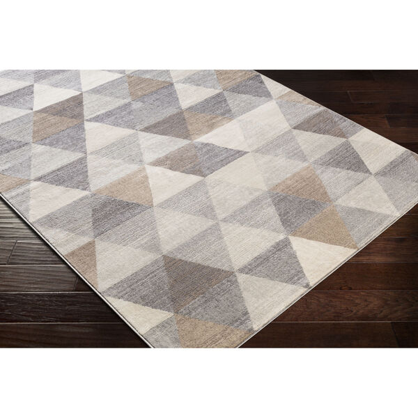 Roma Medium Gray Rectangle 5 Ft. 3 In. x 7 Ft. 1 In. Rugs, image 2