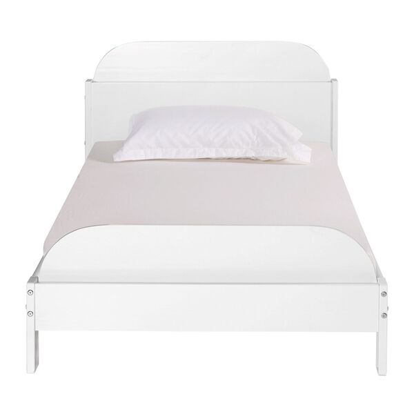 Mission White Twin Bookcase Bed, image 4