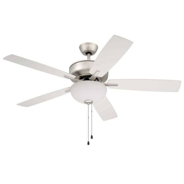 Pro Plus Brushed Satin Nickel 52-Inch Two-Light LED Ceiling Fan, image 4