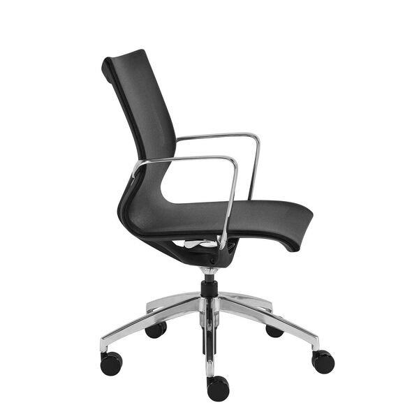Tertu Black Low Back Office Chair, image 5