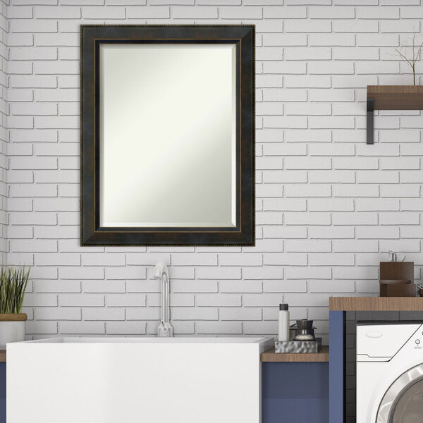 Signore Bronze 22W X 28H-Inch Bathroom Vanity Wall Mirror, image 3