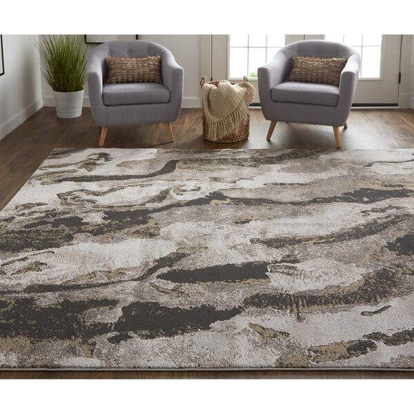 Vancouver Ivory Brown Taupe Area Rug, image 4