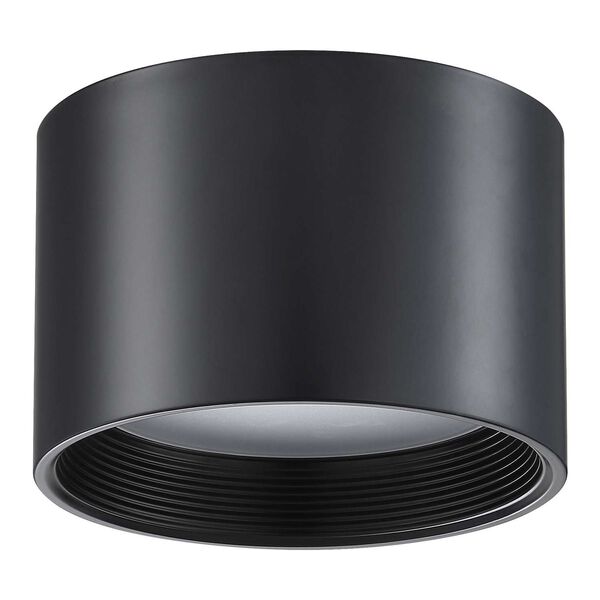 Reel Black White Eight-Inch LED Flush Mount, image 6