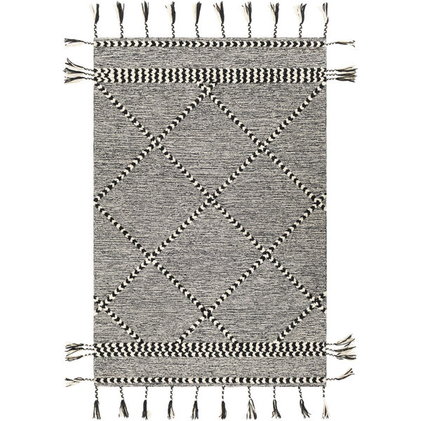 Zanafi Tassels Black Rectangle 8 Ft. 10 In. x 12 Ft. Rugs, image 1