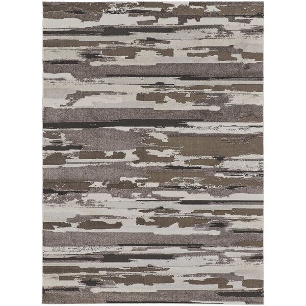 Vancouver Brown Ivory Rectangular 4 Ft. x 6 Ft. Area Rug, image 1